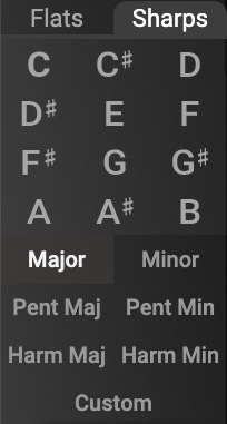 key-scale-seslector-menu